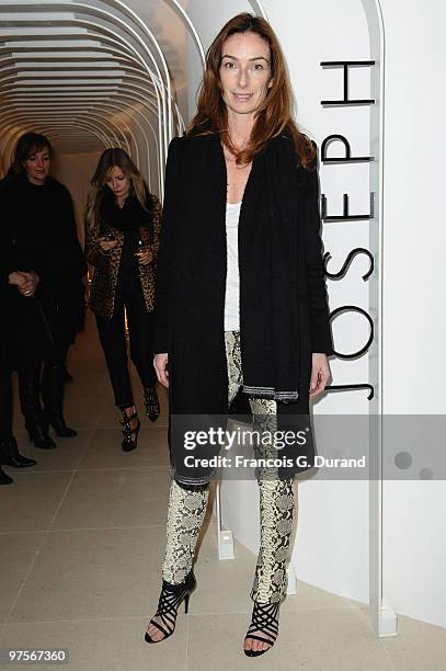 Sara Ferrero attends the Joseph flagship opening, as part of Paris fashion week, at Joseph store on March 8, 2010 in Paris, France.