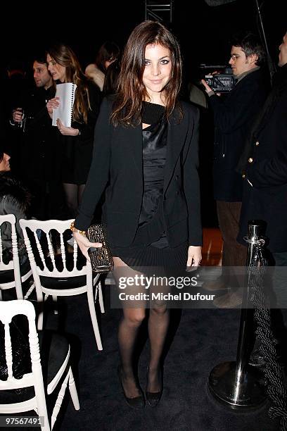 Julia Roitfeld during the Yves Saint-Laurent Ready to Wear show as part of the Paris Womenswear Fashion Week Fall/Winter 2011 at Grand Palais on...