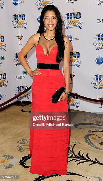 Actress Kali Hawk arrives at the 20th Annual Night Of 100 Stars Awards Gala at Beverly Hills Hotel on March 7, 2010 in Beverly Hills, California.