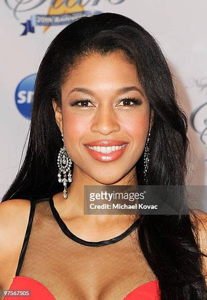 Actress Kali Hawk arrives at the 20th Annual Night Of 100 Stars Awards Gala at Beverly Hills Hotel on March 7, 2010 in Beverly Hills, California.