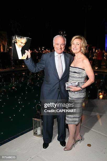 Dr. Neville Marks and Lana Marks attend the Andrea Bocelli concert at The Mar-a-Lago Club on February 28, 2010 in Palm Beach, Florida.