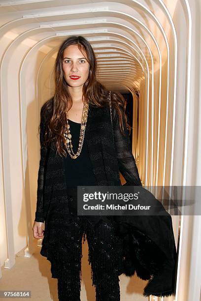 Tatiana Santo Domingo attends the Joseph Flagship Opening party on March 8, 2010 in Paris, France.