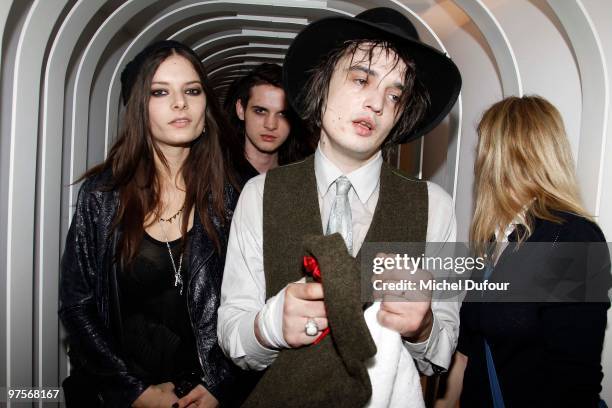 Pete Doherty attends the Joseph Flagship Opening party on March 8, 2010 in Paris, France.