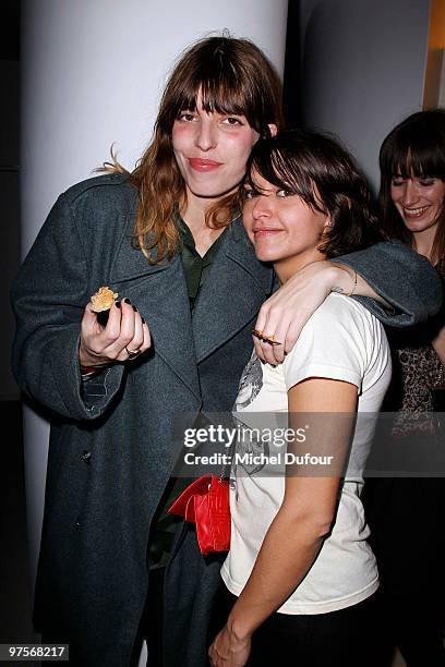 Lou Doillon and Emma de Caunes attends the Joseph Flagship Opening party on March 8, 2010 in Paris, France.