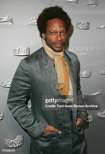 Gary Dourdan attends Chaumet Cocktail Party at Place Vendome on March 8, 2010 in Paris, France.