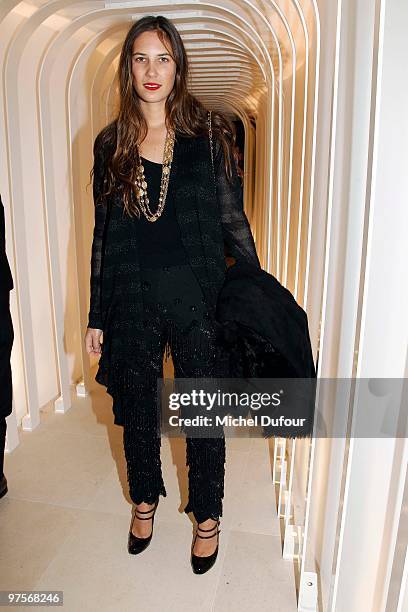 Tatiana Santo Domingo attends the Joseph Flagship Opening party on March 8, 2010 in Paris, France.