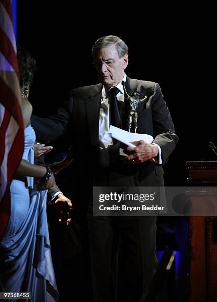 Honoree Allan H. "Bud" Selig attends the Jackie Robinson Foundation Annual Awards Dinner at the The Waldorf Astoria on March 8, 2010 in New York City.