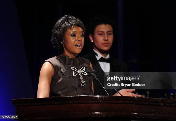 Presenter Mellody Hobson attends the Jackie Robinson Foundation Annual Awards Dinner at the The Waldorf Astoria on March 8, 2010 in New York City.
