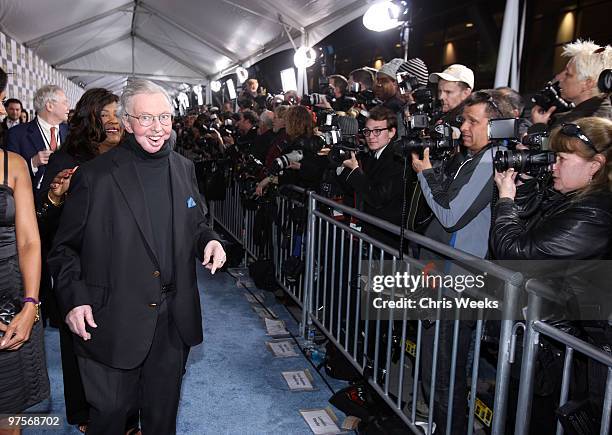 Film critic Roger Ebert attends the 25th Independent Spirit Awards Hosted By Jameson Irish Whiskey held at Nokia Theatre L.A. Live on March 5, 2010...