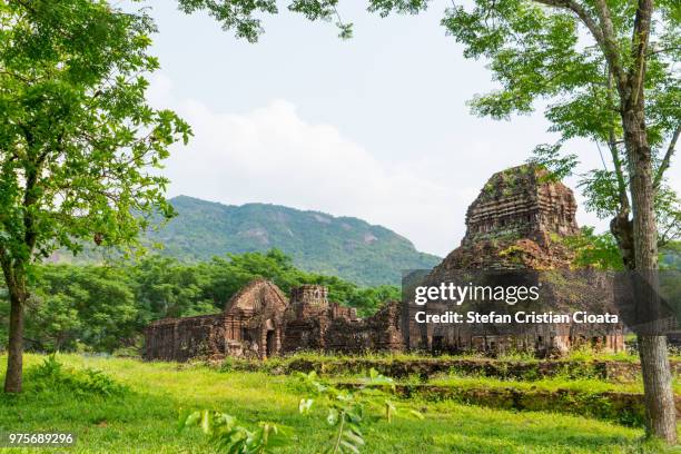 my son sanctuary vietnam - da nang stock pictures, royalty-free photos & images