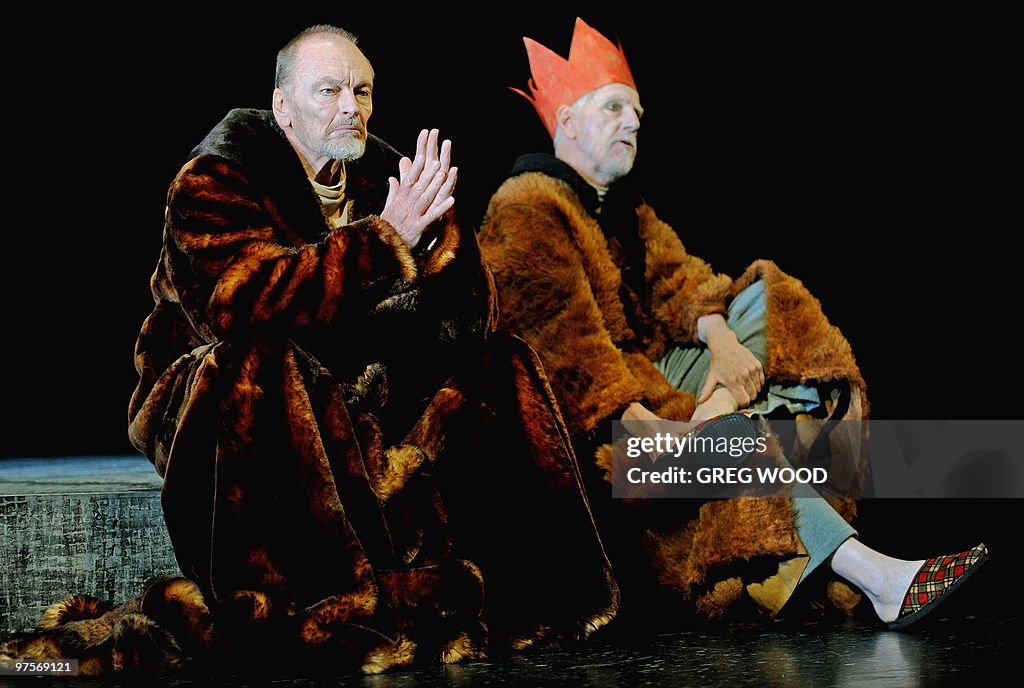 John Bell (L) playing King Lear and Pete