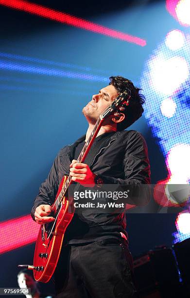 John Mayer performs in concert at The Frank Erwin Center on March 8, 2010 in Austin, Texas.