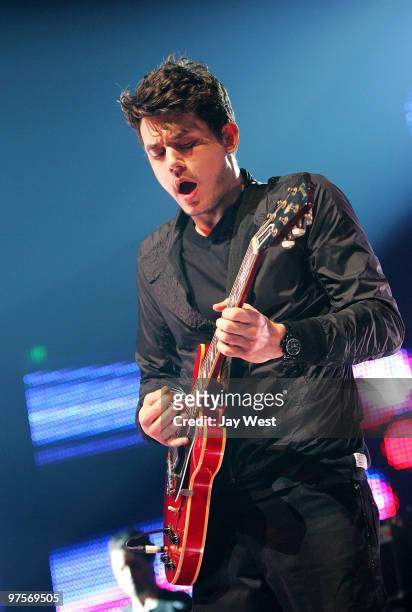 John Mayer performs in concert at The Frank Erwin Center on March 8, 2010 in Austin, Texas.