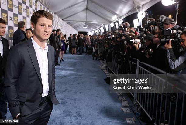 Actor Ben McKenzie attends the 25th Independent Spirit Awards Hosted By Jameson Irish Whiskey held at Nokia Theatre L.A. Live on March 5, 2010 in Los...