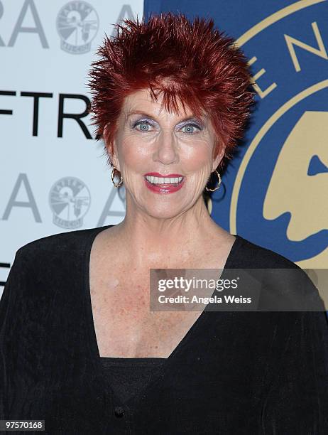 Actress Marcia Wallace attends 'Out Of Silence: Readings from the Afghan Women's Writing Project' at the Museum Of Tolerance on March 8, 2010 in Los...