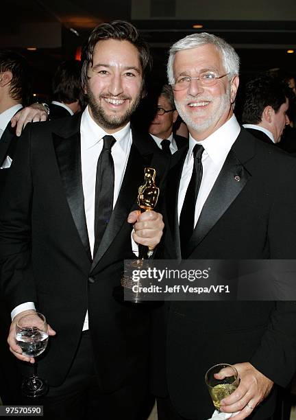 Producer Greg Shapiro attends the 2010 Vanity Fair Oscar Party hosted by Graydon Carter at the Sunset Tower Hotel on March 7, 2010 in West Hollywood,...