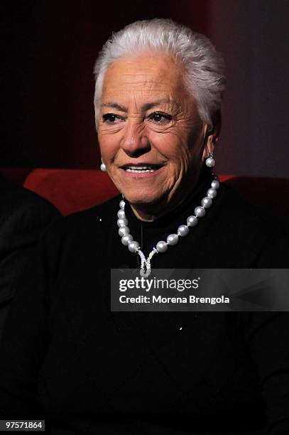 Andrea Bocelli's mother during the Italian tv show "Che tempo che fa" on December 11, 2008 in Milan, Italy.