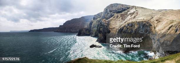 carrick-a-rede view - rede stock pictures, royalty-free photos & images