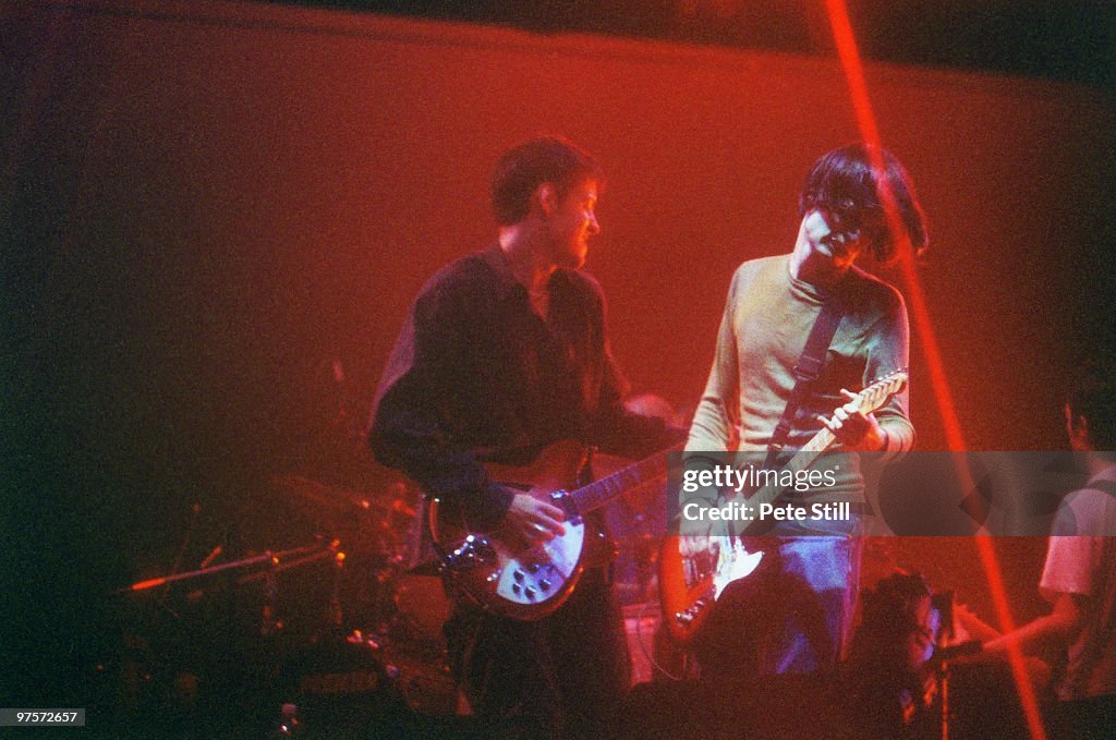 Radiohead Perform At The Glastonbury Festival In 1997