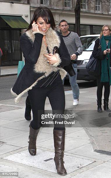 Christine Bleakley and Frank Lampard sighting on March 9, 2010 in London, England.