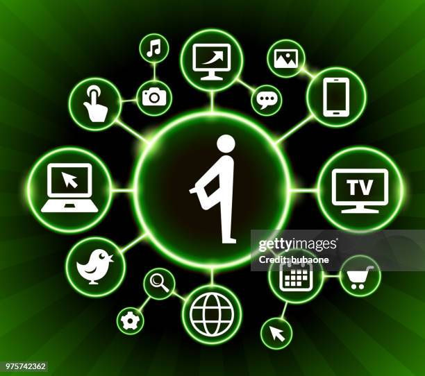 stretch internet communication technology dark buttons background - sprint phone stock illustrations