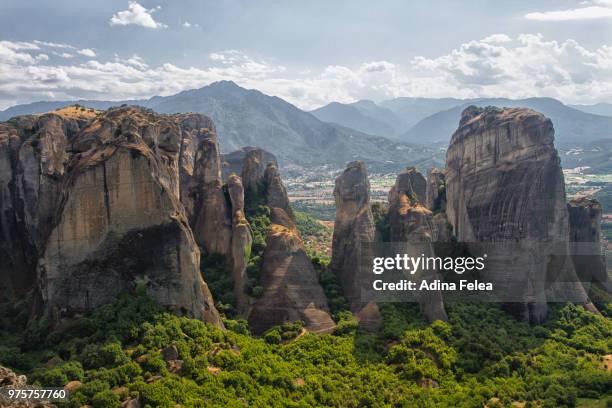 meteora - adina stock pictures, royalty-free photos & images