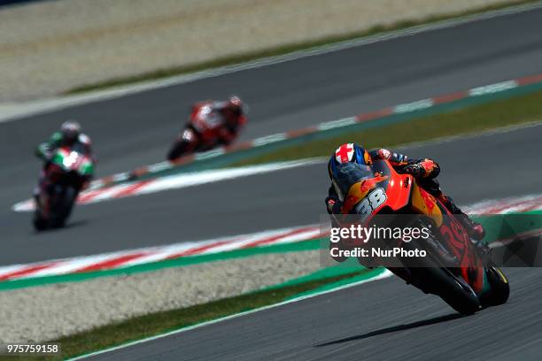 Bradley Smith of England and Red Bull KTM Factory Racing during the free practice of the Gran Premi Monster Energy de Catalunya, Circuit of...