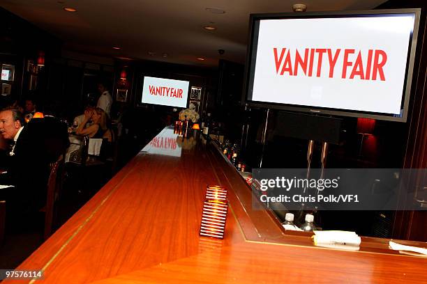 General view of atmosphere at the 2010 Vanity Fair Oscar Party hosted by Graydon Carter at the Sunset Tower Hotel on March 7, 2010 in West Hollywood,...