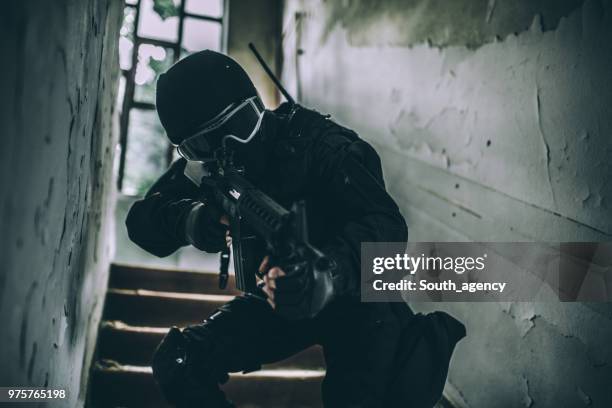 special forces - airsoft gun stock pictures, royalty-free photos & images