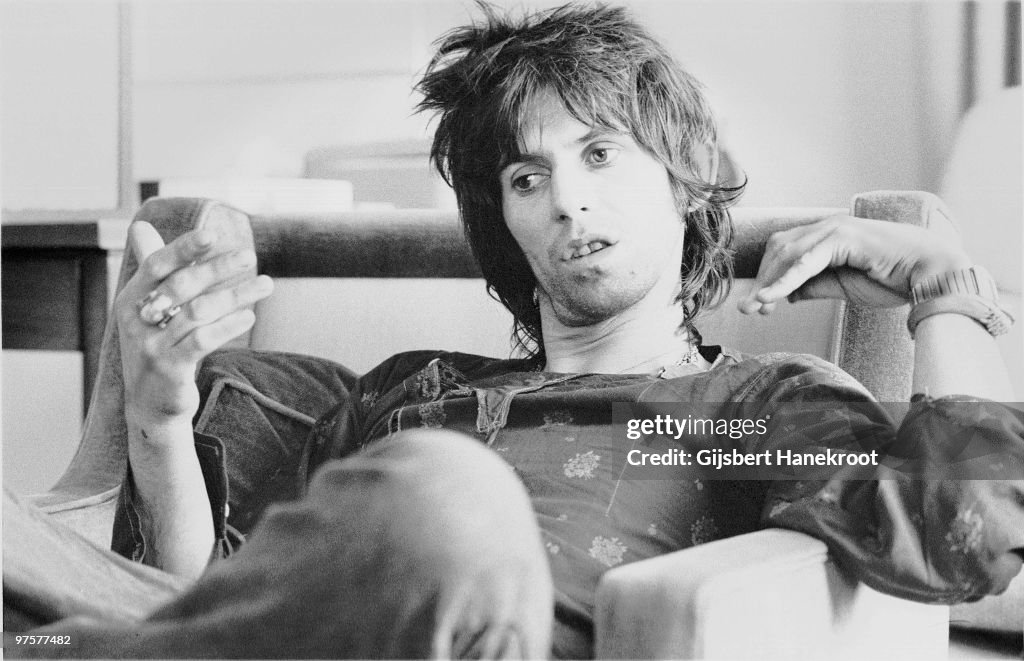 Keith Richards Posed In Brussels