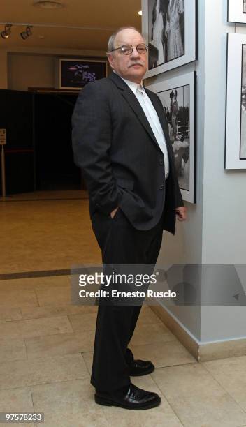Paul Schrader attends a screening of "Viaggio nel Cinema Americano" at Casa del Cinema on March 8, 2010 in Rome, Italy.