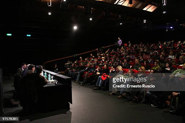 Paul Schrader attends a screening of "Viaggio nel Cinema Americano" at Casa del Cinema on March 8, 2010 in Rome, Italy.