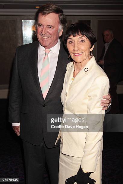 Terry Wogan and June Brown arrive at the TRIC Awards 2010 held at The Grosvenor House Hotel on March 9, 2010 in London, England.