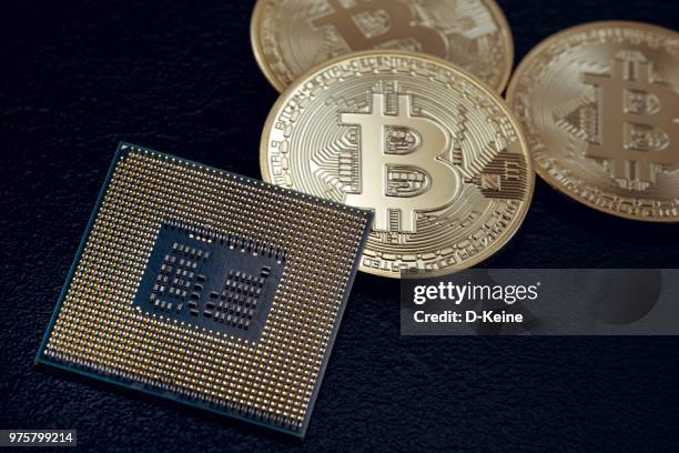 bitcoin - ico stock-fotos und bilder