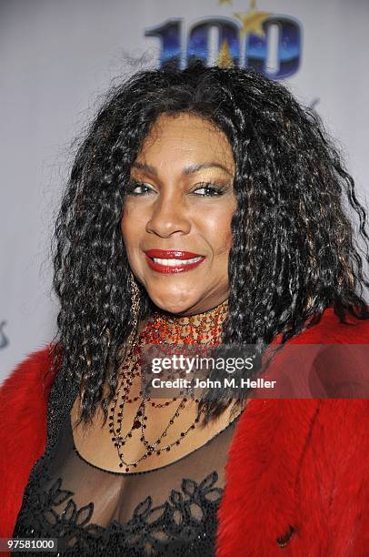 Singer/Actress Mary Wilson attends the 20th Annual Night of 100 Stars Oscar Gala in the Crystal Ballroom at the Beverly Hills Hotel on March 7, 2010...