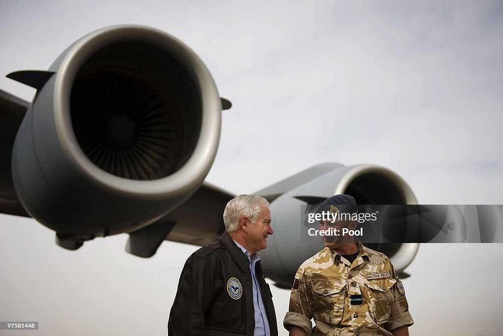 US Defence Secretary Robert Gates Visits Afghanistan