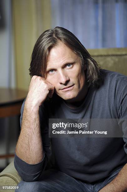 Actor Viggo Mortensen poses at a portrait session in Los Angeles, CA.