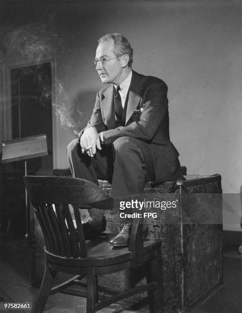 American playwright Philip Barry , circa 1940. Perhaps his most famous work is the Broadway play 'The Philadelphia Story', produced as a film in 1940.