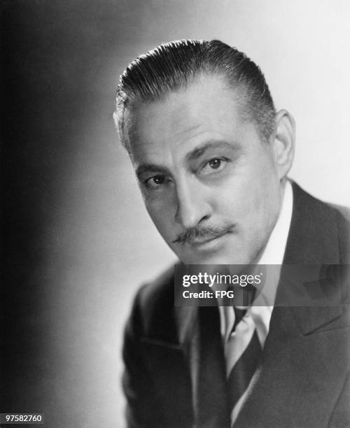 American actor John Barrymore stars in 'Reunion in Vienna', 1933.