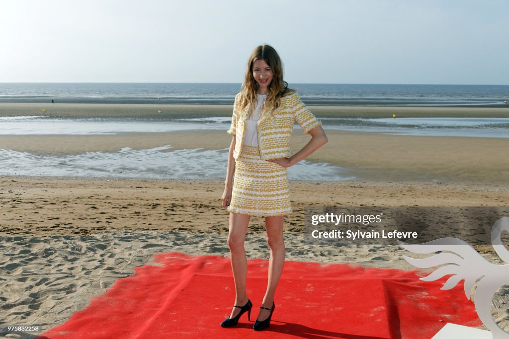 Sigrid Bouaziz attends photocall during Cabourg Film Festival day 3