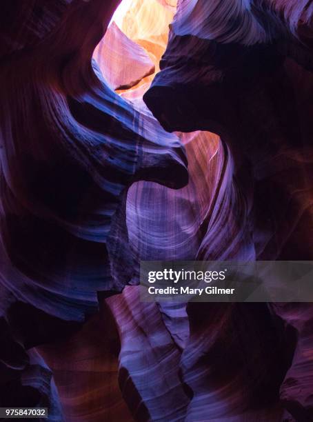 light in antelope canyon, arizona, usa - mary moody stock pictures, royalty-free photos & images
