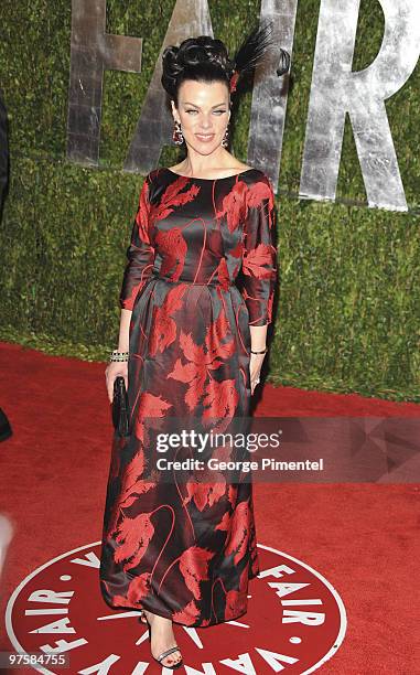 Actress Debi Mazar arrives at the 18th annual Elton John AIDS Foundation Oscar Party held at Pacific Design Center on March 7, 2010 in West...