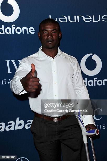 Manuel De Los Santos attends the Laureus Welcome Party part of the Laureus Sports Awards 2010 at the Fairmount Hotel on March 9, 2010 in Abu Dhabi,...