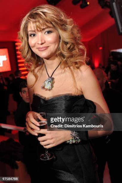 Gulnara Karimova attends the 18th Annual Elton John AIDS Foundation Oscar party held at Pacific Design Center on March 7, 2010 in West Hollywood,...