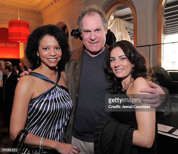 Actors Gloria Reuben, Jay O. Sanders and Laura Benanti attend the Public Theater Capital Campaign building renovations kick off at The Public Theater...