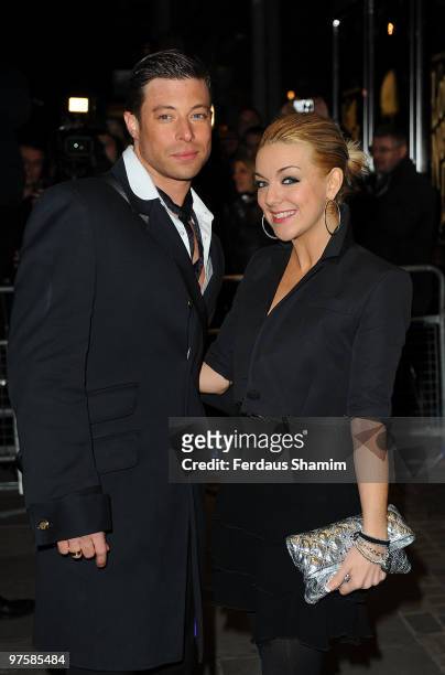 Duncan James and Sheridan Smith attends the Premiere of Love Never Dies on March 9, 2010 in London, England.