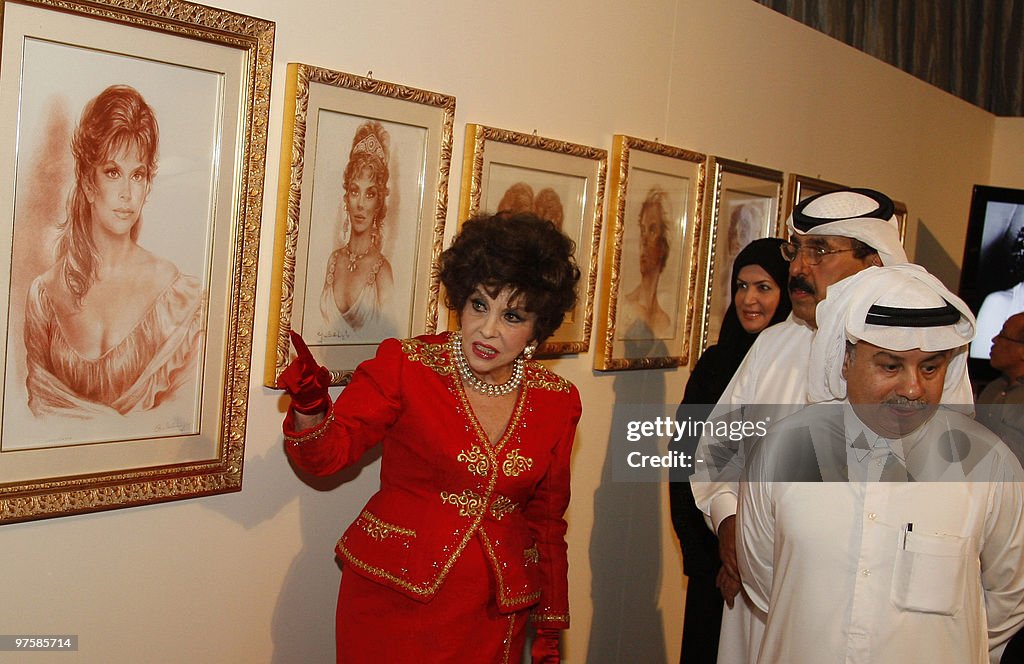 Italian actress Gina Lollobrigida, whose