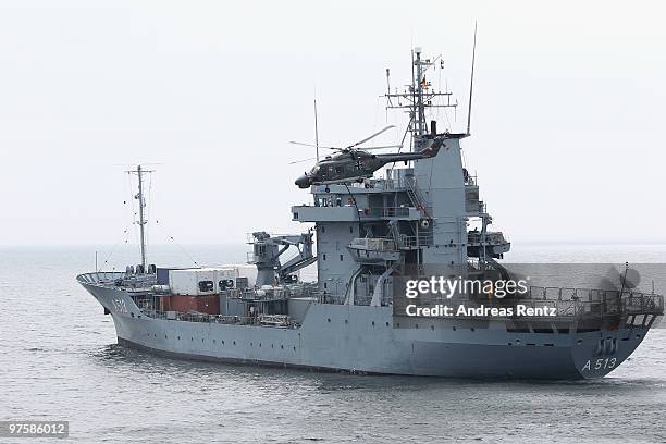 The German navy demonstrating an exercise, so called Maritime Interdiction Operation , on March 9, 2010 in Eckernfoerde, Germany. German Defense...
