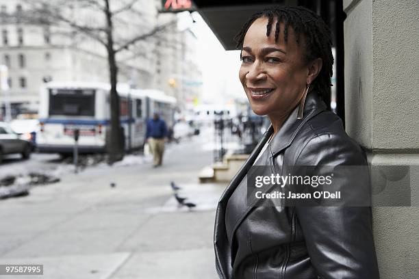 Actress S. Epatha Merkerson poses at a portrait session for self assignment in New York, NY on February 21, 2007. .