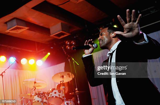 Craig David performs live to promote his new album 'Signed Sealed Delivered' at Scala on March 9, 2010 in London, England.